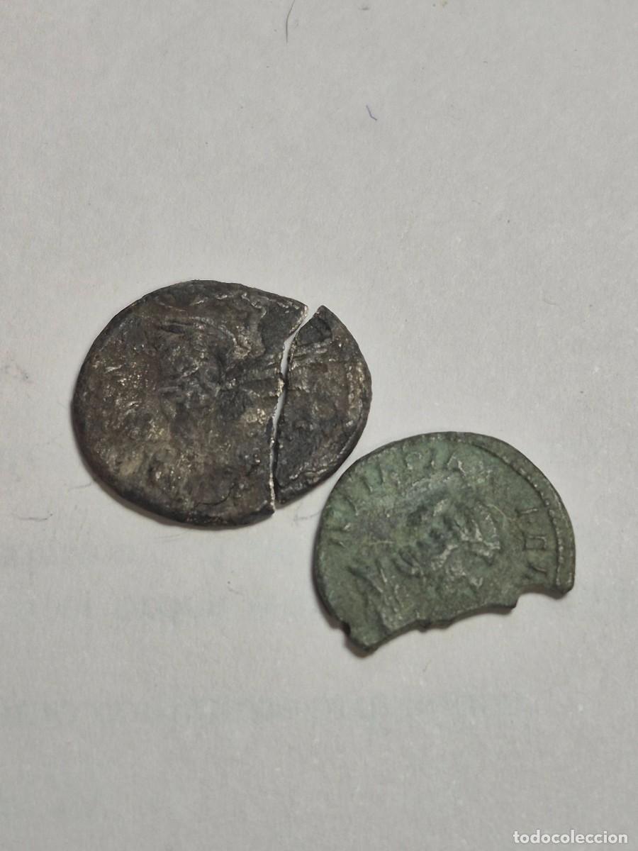 Monedas Imperio romano: NT/ 2 DENARIOS FRAGMENTADOS REPUBLICA Y JULIA DOMNA (A1745)