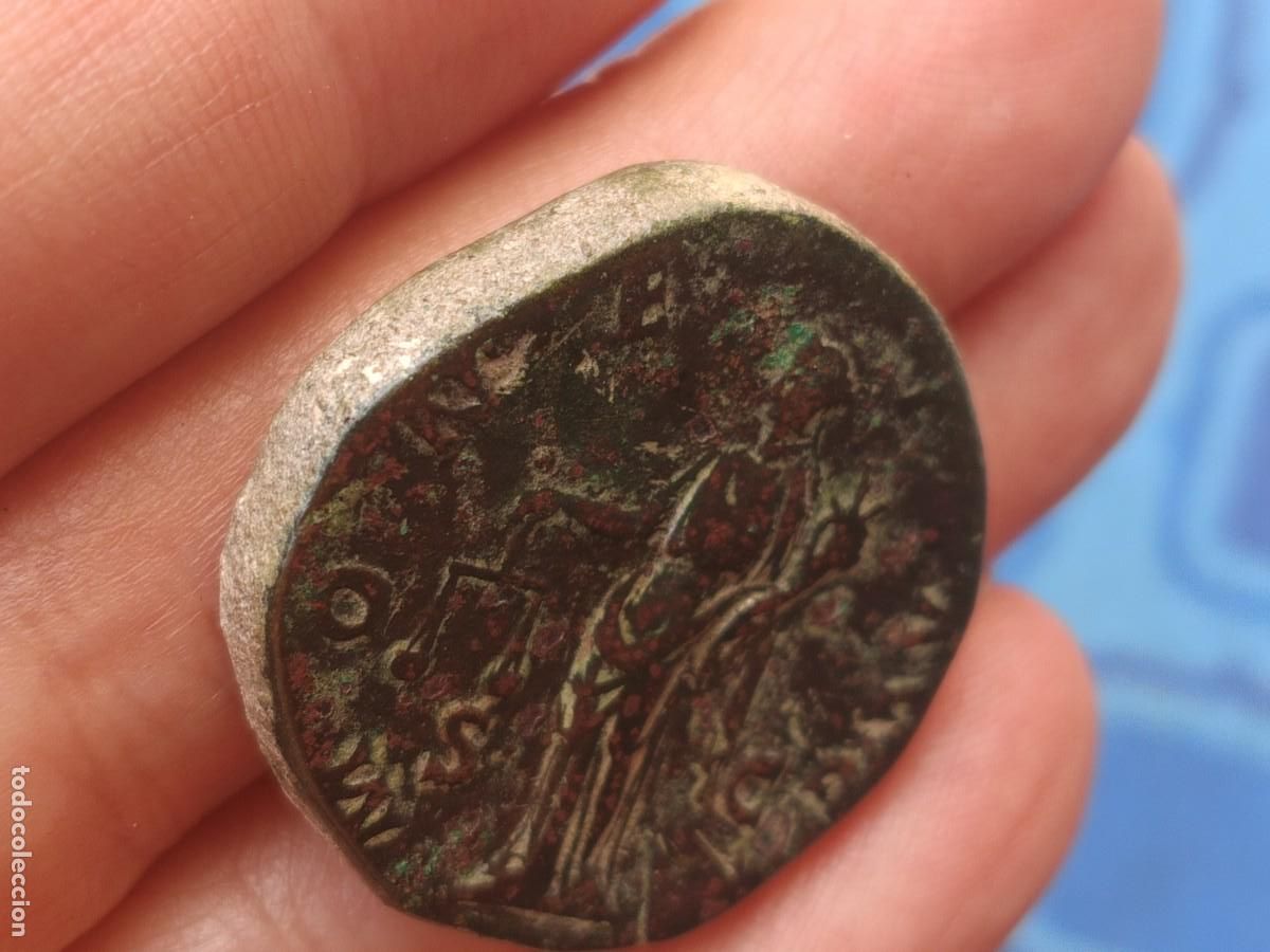 Monedas Imperio romano: Excelente sestercio de Adriano - Foto 4
