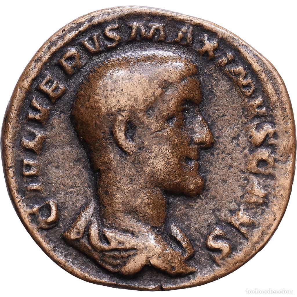 Monedas Imperio romano: [#1547486] Roman Empire, Maximus Caesar, As, 235-236, Rome, Bronce, BC+, RIC:7B