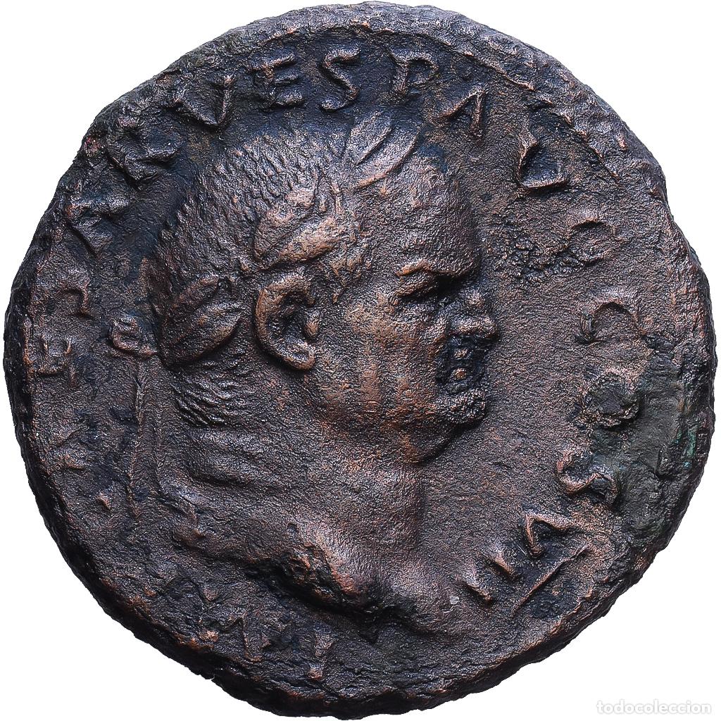 Monedas Imperio romano: [#1547473] Roman Empire, Vespasian, As, 76, Rome, Bronce, MBC+, Cohen:628, RIC:890