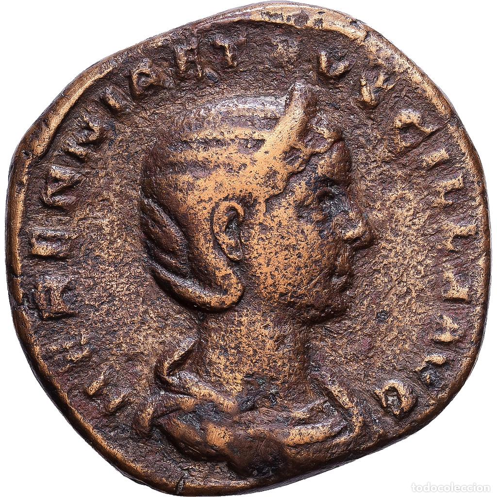 Monedas Imperio romano: [#1547490] Roman Empire, Herennia Etruscilla, Sestercio, 249-251, Rome, Bronce, BC+