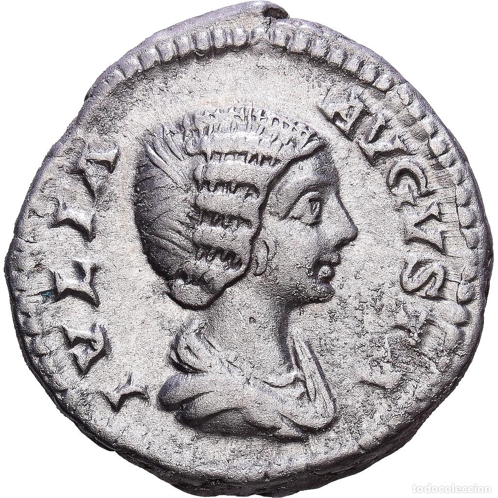 Monedas Imperio romano: [#1547466] Roman Empire, Julia Domna, Denarius, 196-211, Rome, Plata, MBC, Cohen:156