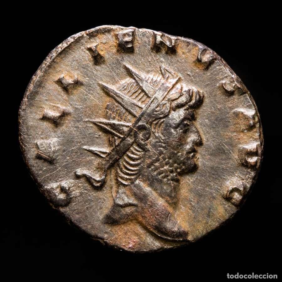 Monedas Imperio romano: Galieno, 253-268 d.C. &AElig; Antoniniano. Mediolanum, PROVID AVG - MP