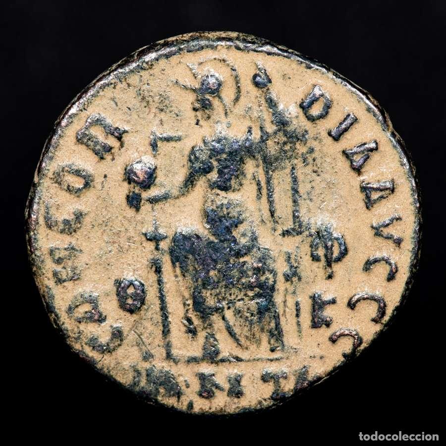 Monedas Imperio romano: Graciano (378-383 d.C.) Ae3 Antioquia CONCORDIA AVGGG//&Theta;/&Phi;K/ANTA
