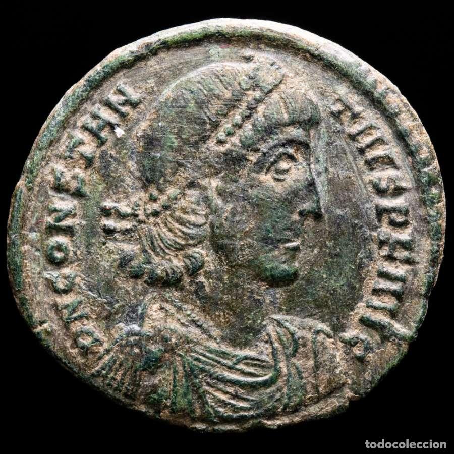 Monedas Imperio romano: Constancio II Maiorina Constantinopla FEL TEMP REPARATIO &Gamma;&bull; (4936)
