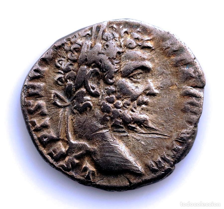 Monedas Imperio romano: SC-Roma-Septimio Severo. Denario. Roma 194 d.C. MBC+/VF+ Plata 2,7 g.