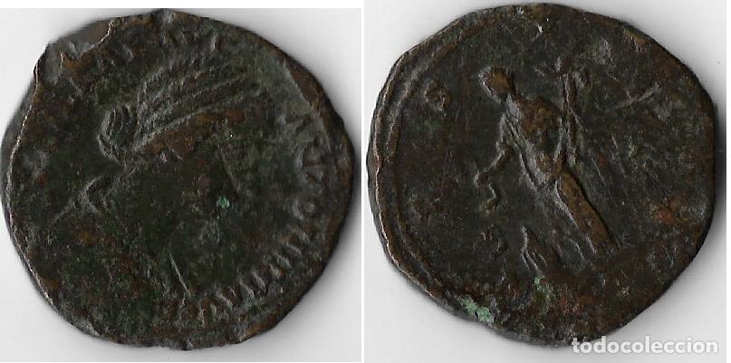 Monedas Imperio romano: SESTERCIO - FAUSTINA HIJA 171/175