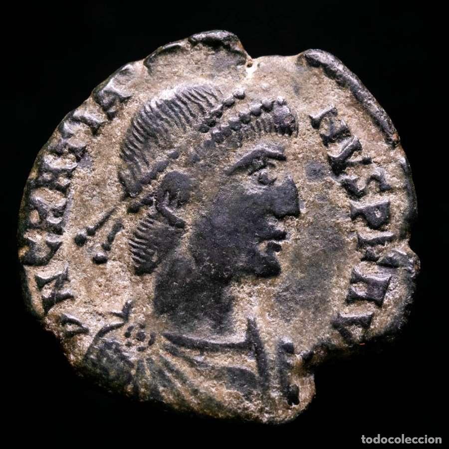 Monedas Imperio romano: Graciano - Maiorina REPARATIO REIPVB / LVGP Lugdunum (8500)