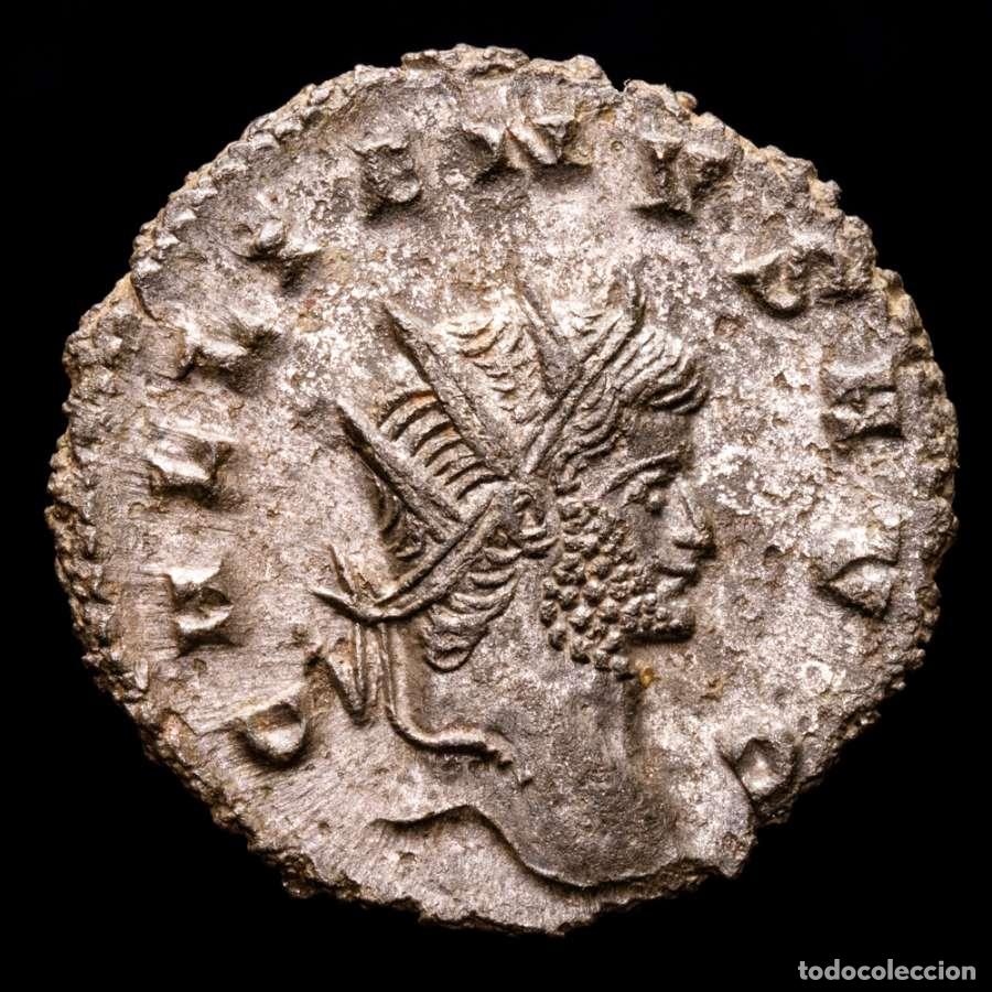 Monedas Imperio romano: Galieno. Antoniniano plateado. FORTVNA REDVX - &Ccedil; Roma 265 dC