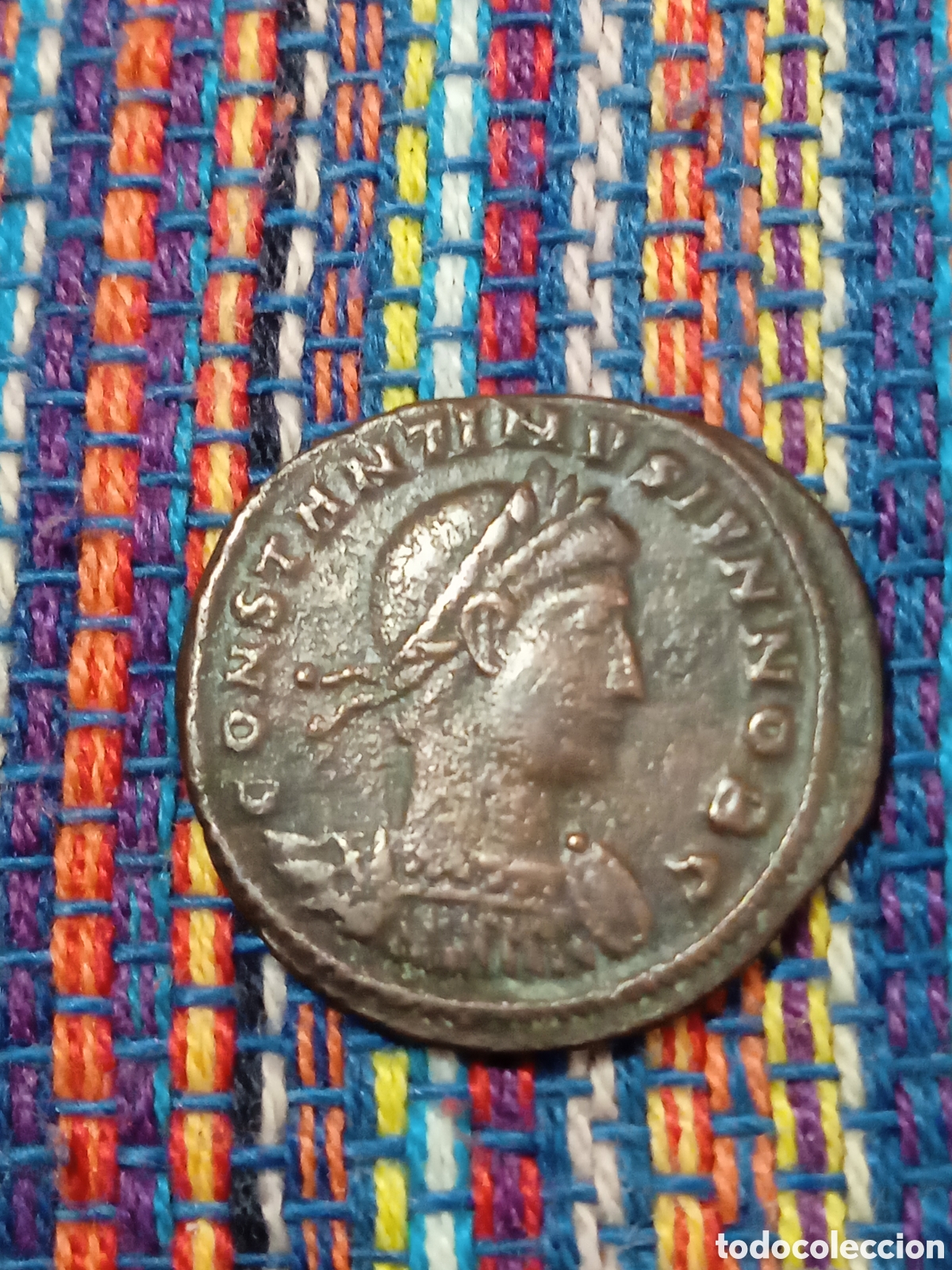 Monedas Imperio romano: 2CAJ- MEDIO CENTENIONAL DE CONSTANTINO II EL JOVEN (337-340 d.C.)
