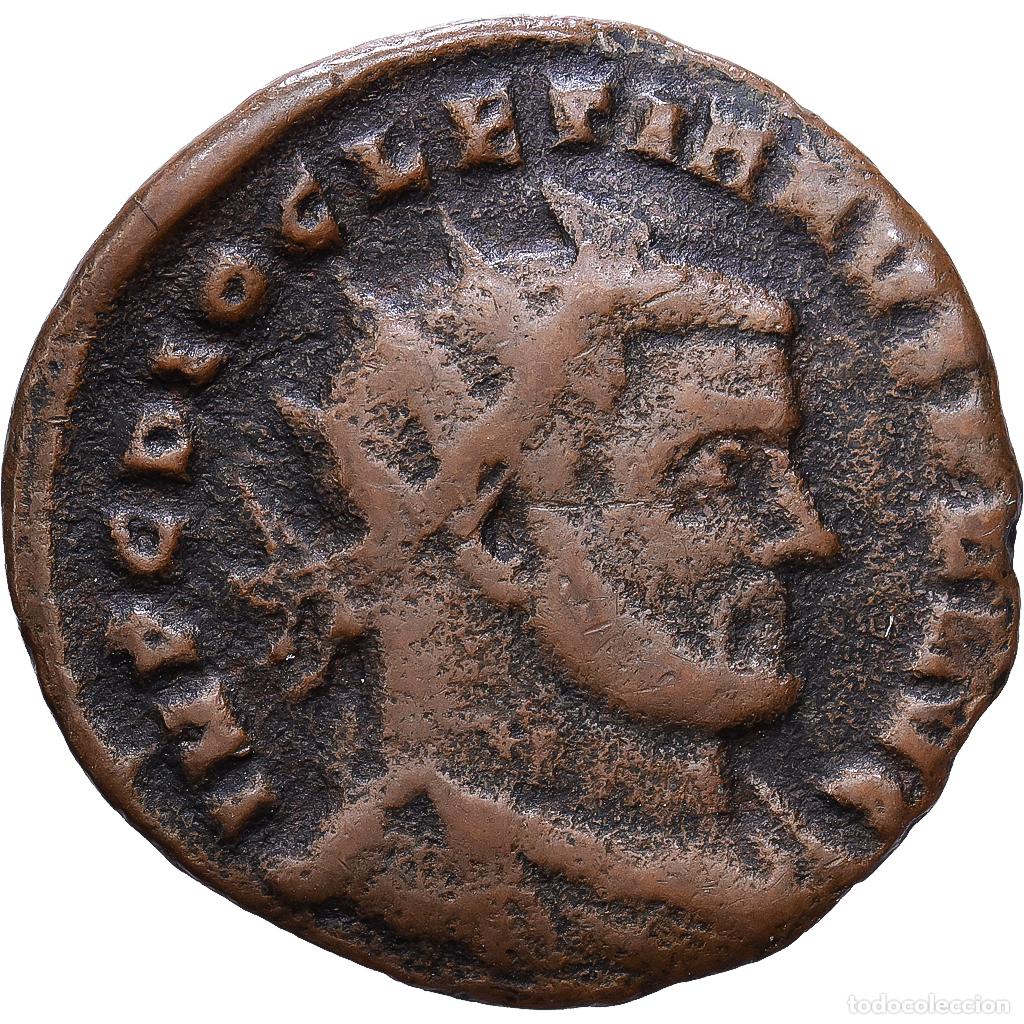 Monedas Imperio romano: [#1547453] Roman Empire, Diocletian, Fraction &AElig;, 303, Carthage, Bronce, BC+, RIC:37a