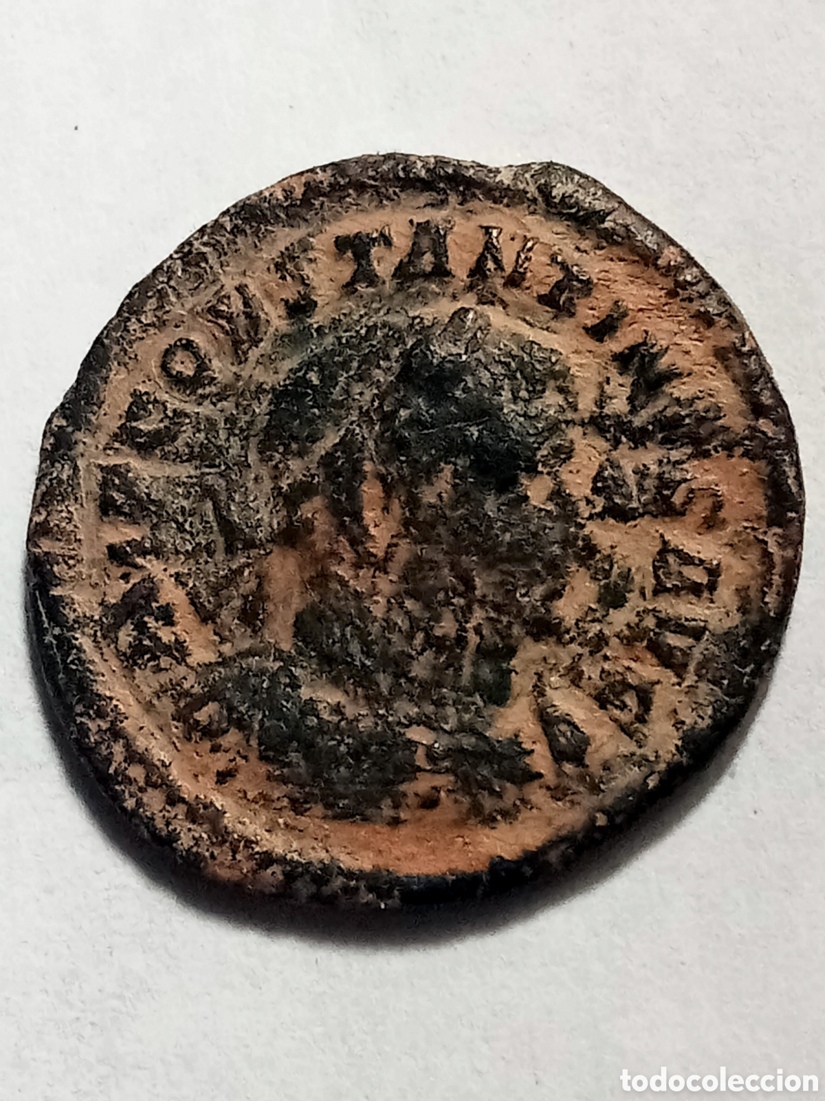 M&uuml;nzen R&ouml;misches Reich: CONSTANTINO I - PTR - TREVERI - SIGLO IV - FOLIS