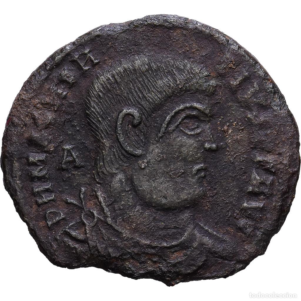 Monedas Imperio romano: [#1547484] Roman Empire, Magnentius, Maiorina, 350-353, Lyon - Lugdunum, Bronce, BC+