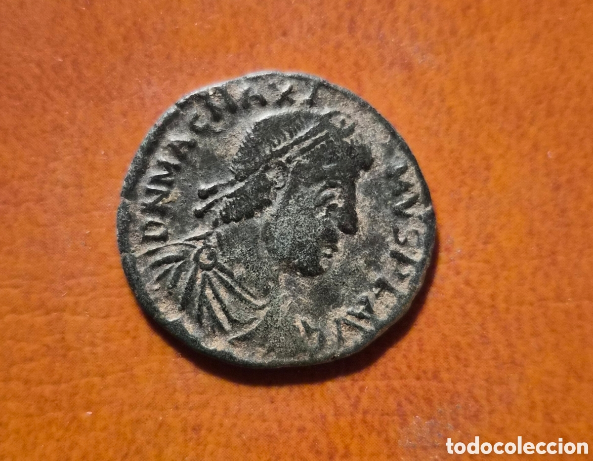 Monedas Imperio romano: Follis de Constantino I 312-313 d. C. &ndash; SOLI INVICTO COMITI &ndash; Imperio Romano &ndash; Sol Invictus