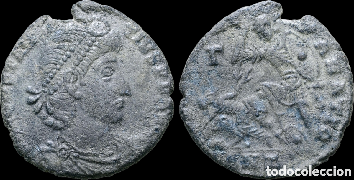 Monedas Imperio romano: Moneda Romana Constancio II AE2 Centenonial (Este art&iacute;culo s&oacute;lo entrega en mano en Madrid)