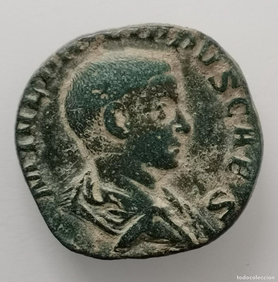 Monedas Imperio romano: FILIPO II - SESTERCIO - PRINCIPI IVVENT S C - (247-249 d.C.) ROMA.