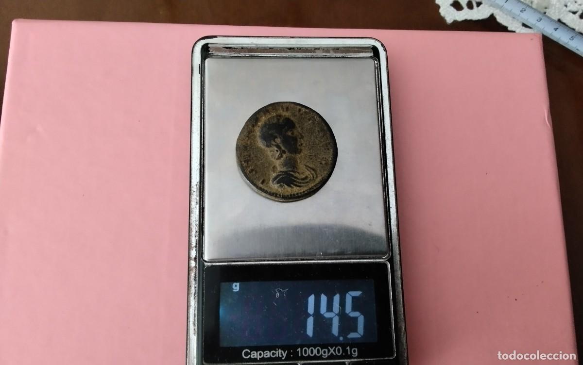 Monedas Imperio romano: DUPONDIO ROMANO CECA ROMA , PESO14,5 GR DIAMETRO 28-29 m/m a&ntilde;o 140-175 d.c.
