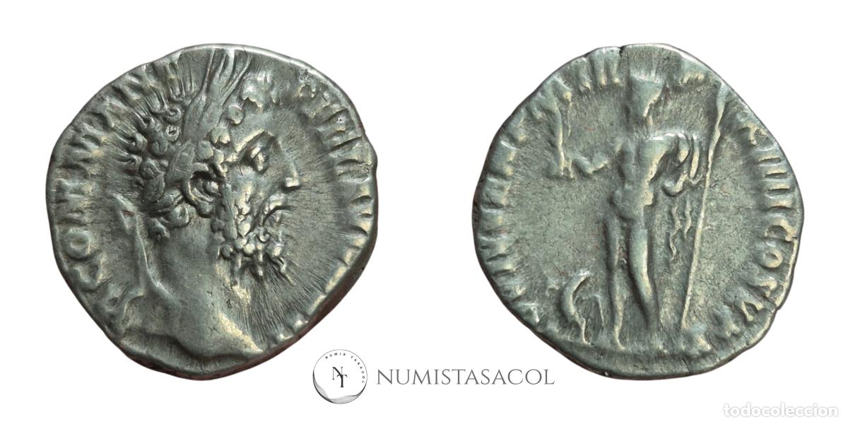Monedas Imperio romano: NT/ DENARIO C&Oacute;MODO REV. JUPITER (A1761) - Foto 3