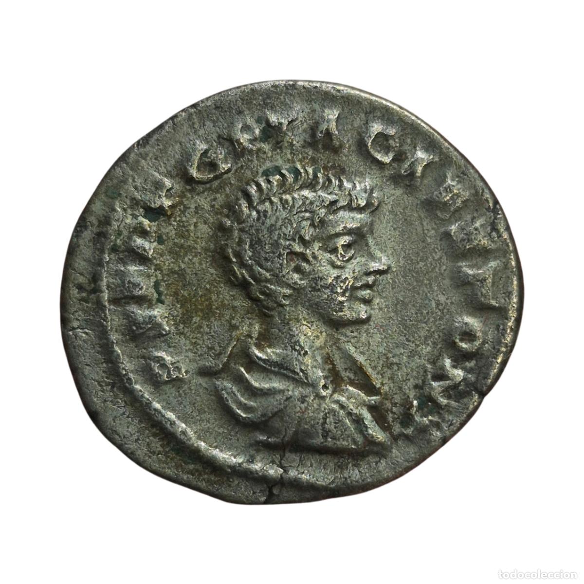 Monedas Imperio romano: NT/ DENARIO GETA REV. PIETAS (A1765)