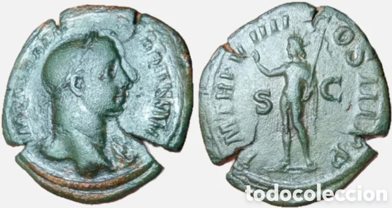Monedas Imperio romano: Sestercio Alejandro Severo 230 d.C. Roma