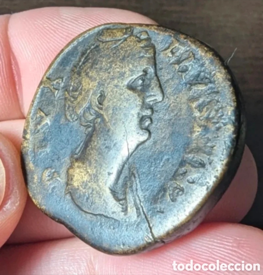 Monedas Imperio romano: Sestercio Faustina I La Mayor 141 d.C. Roma - Foto 2