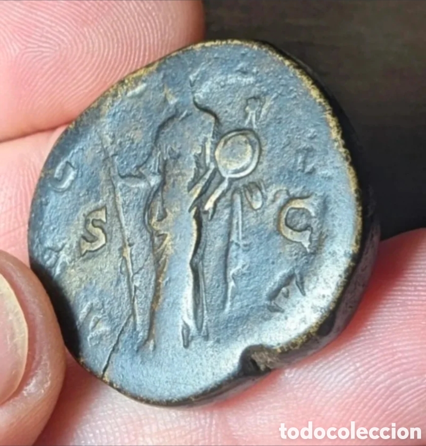 Monedas Imperio romano: Sestercio Faustina I La Mayor 141 d.C. Roma - Foto 3