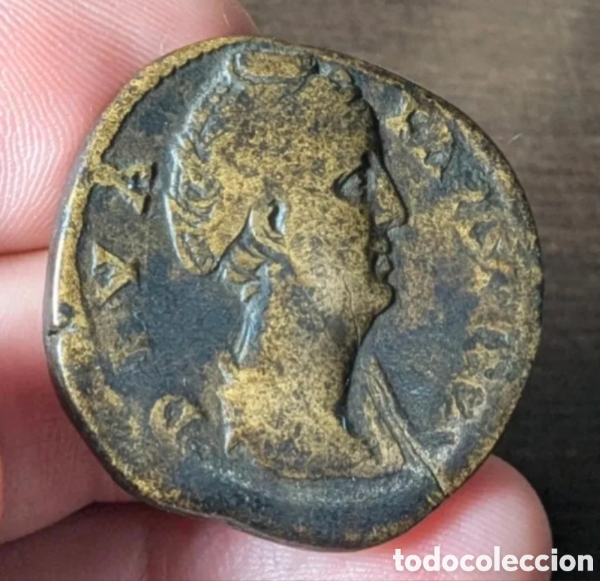 Monedas Imperio romano: Sestercio Faustina I La Mayor 141 d.C. Roma - Foto 4