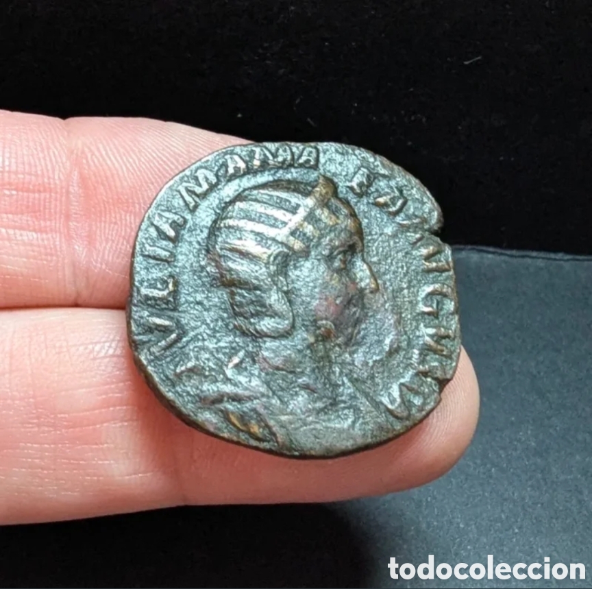 Monedas Imperio romano: Dupondio Julia Mamaea 228 d.C.