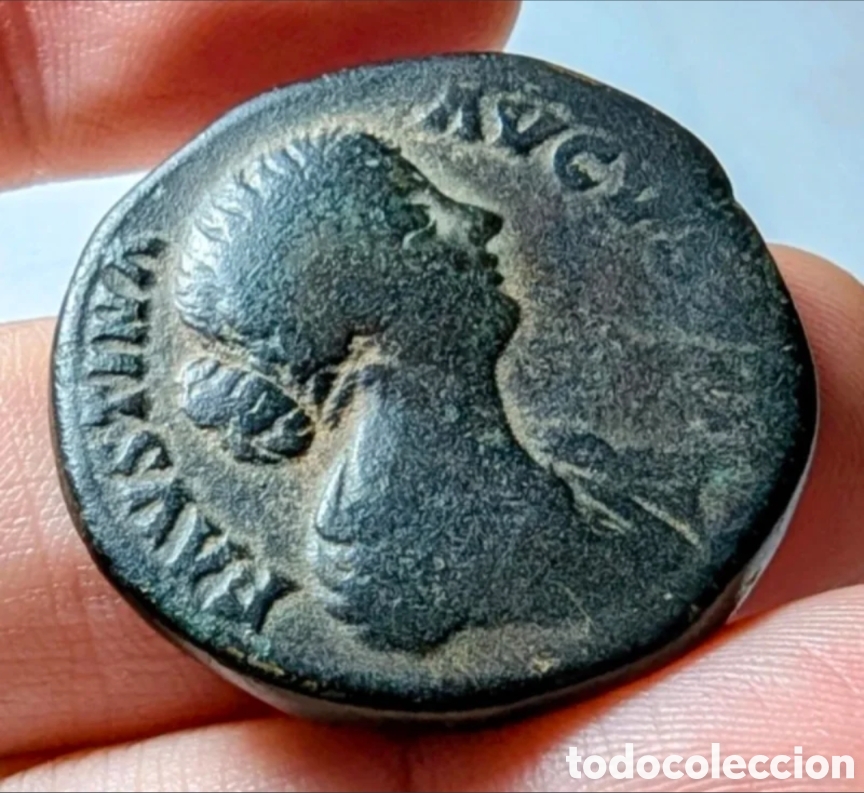 Monedas Imperio romano: Sestercio Faustina II La Menor 161-176 d.C. - Foto 4