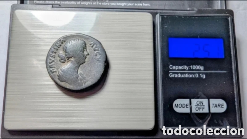 Monedas Imperio romano: Sestercio Faustina II La Menor 161-176 d.C. - Foto 7