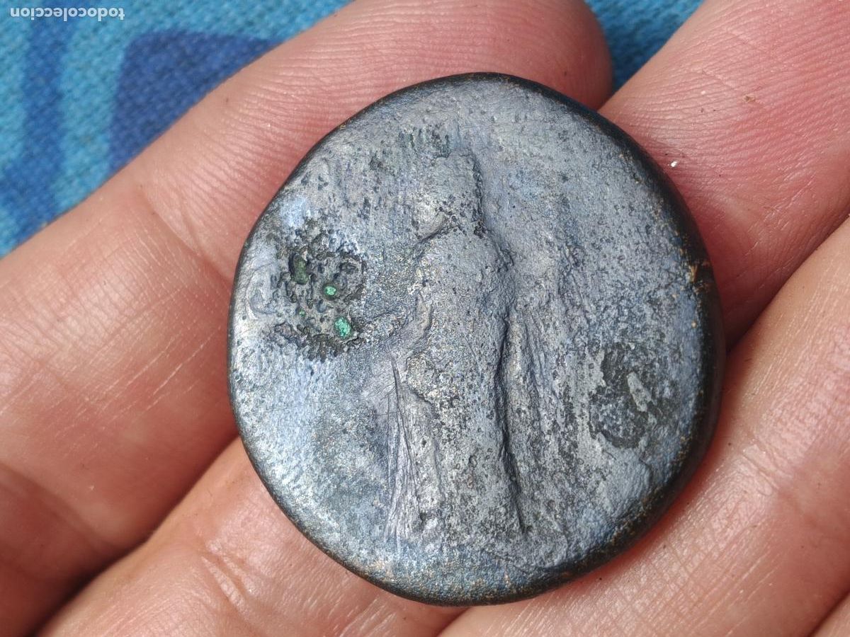 Monedas Imperio romano: Sestercio de Faustina Hija (147-175 dC) - Foto 2