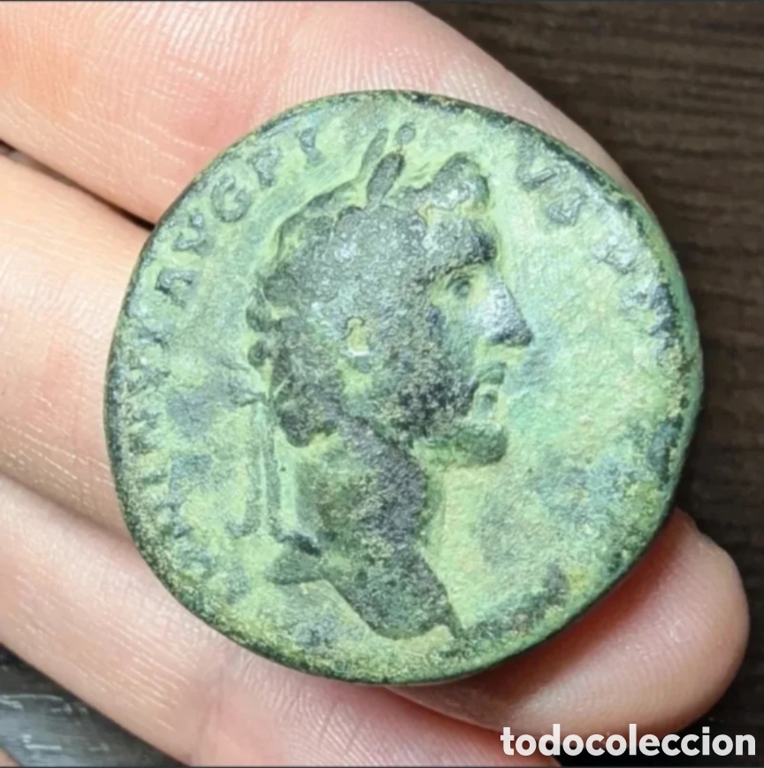 Monedas Imperio romano: Sestercio Antonino P&iacute;o 140-144 d.C. Roma &rdquo;Opi Avg&rdquo;