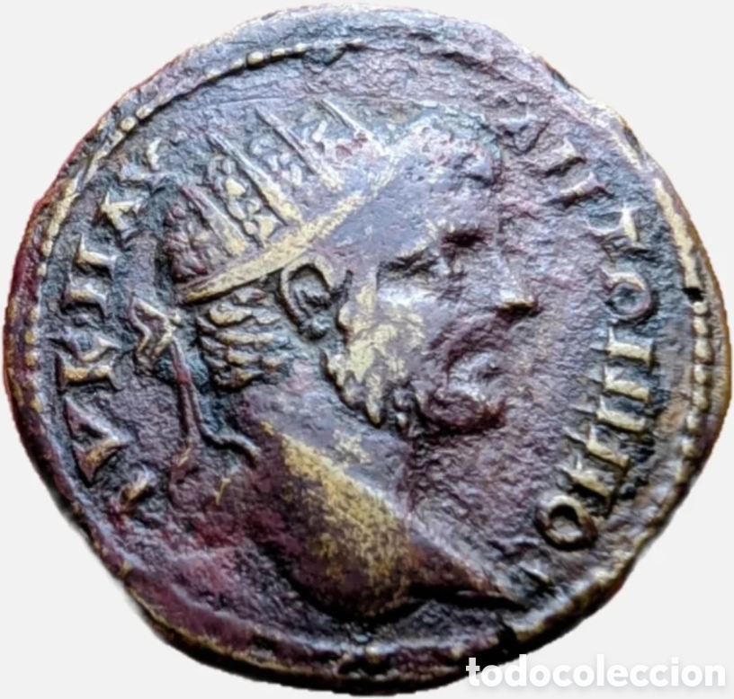 Monedas Imperio romano: Tetrassarion Caracalla 198-217 d.C. Tomis