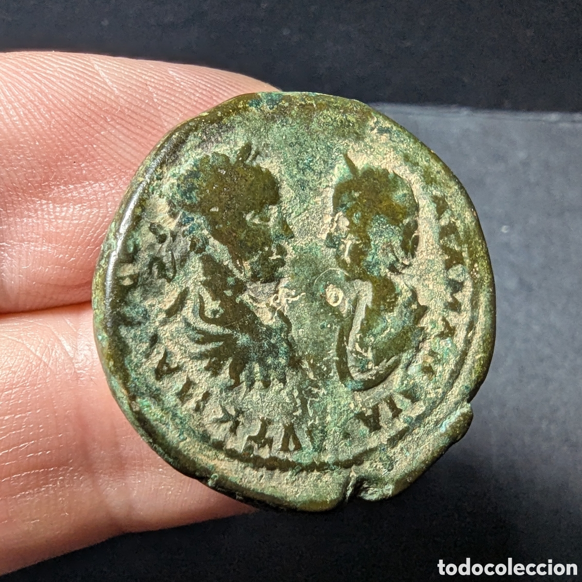 Monedas Imperio romano: Pentassarion Alejandro Severo y Julia Mamaea Marcianopolis - Foto 3
