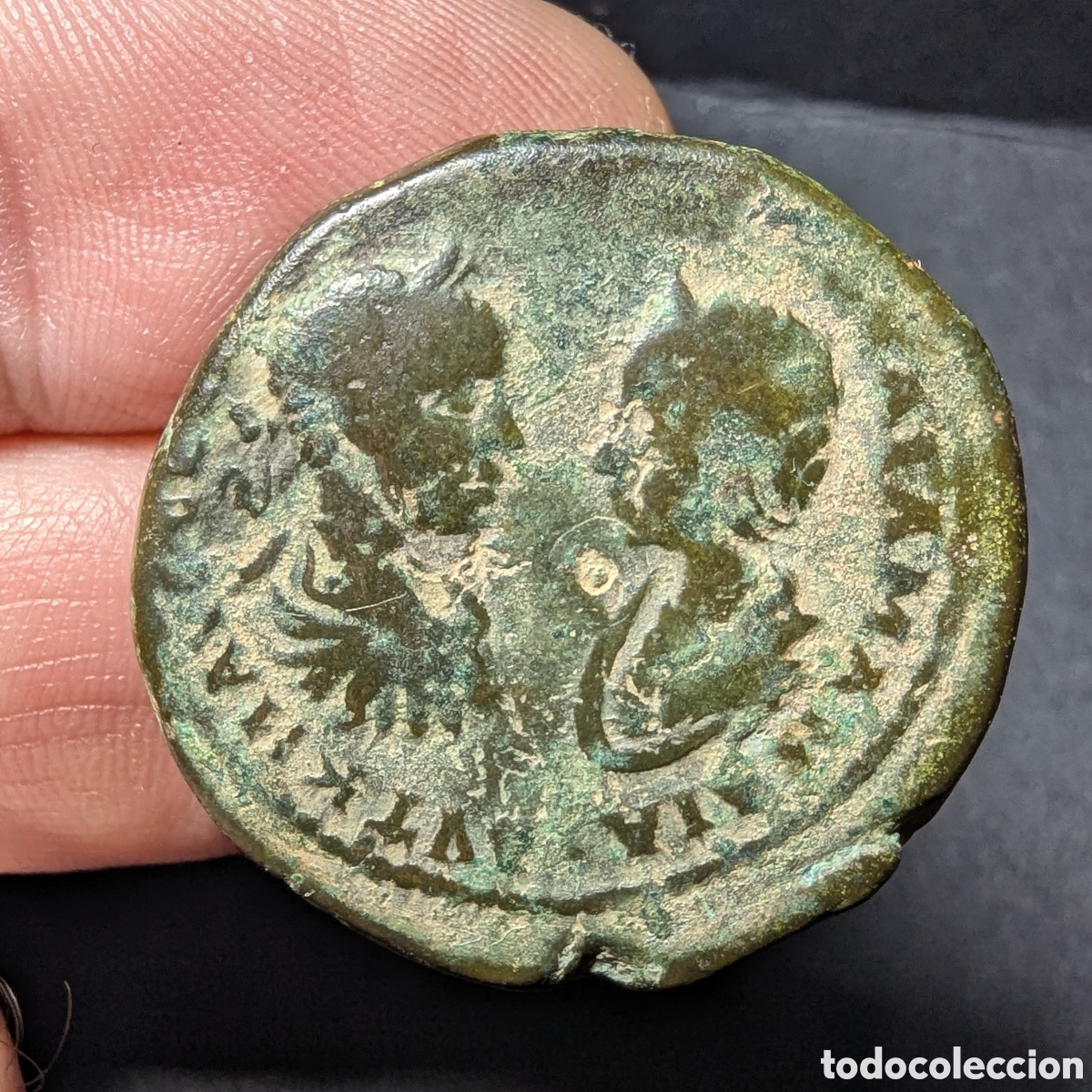 Monedas Imperio romano: Pentassarion Alejandro Severo y Julia Mamaea Marcianopolis - Foto 1