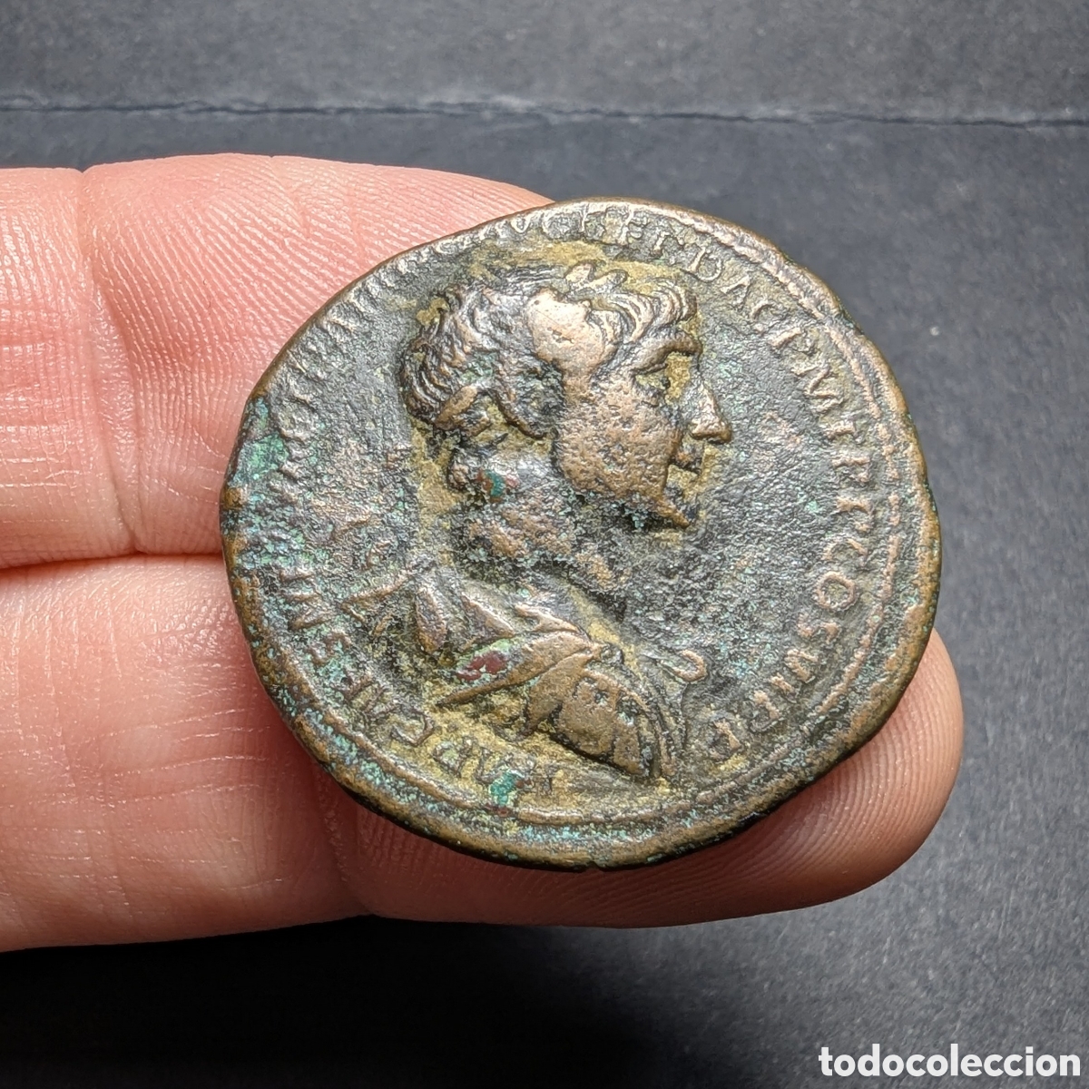 Monedas Imperio romano: As Trajano 112-114 d.C. Roma &rdquo;Spqr Optimo Principi&rdquo;