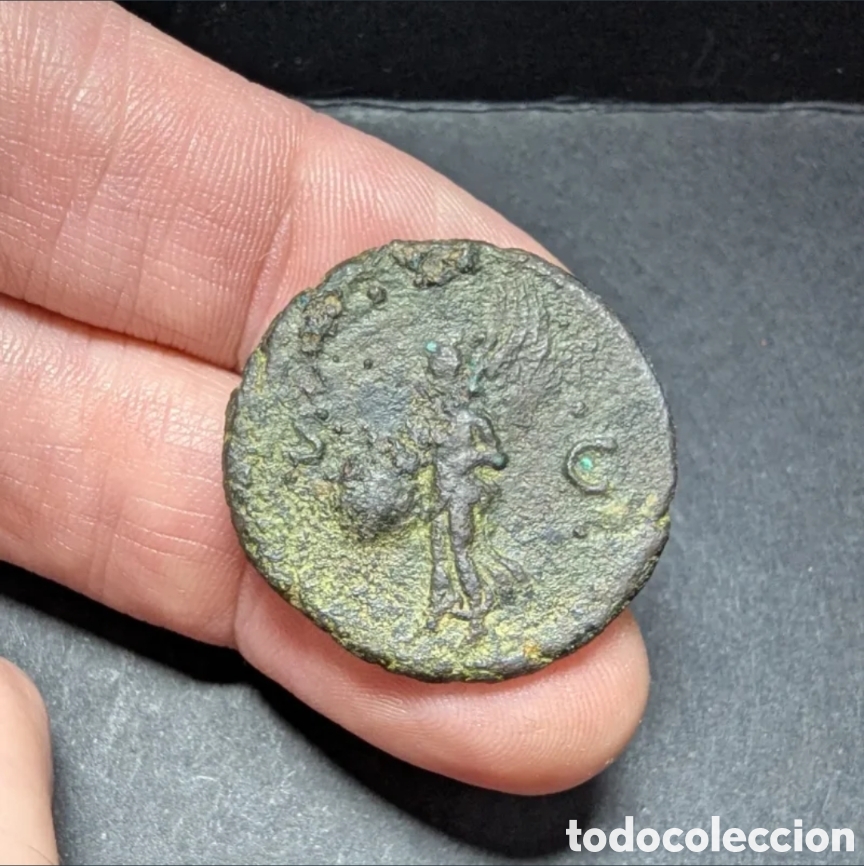 Monedas Imperio romano: As Ner&oacute;n 66 d.C. Roma - Foto 2