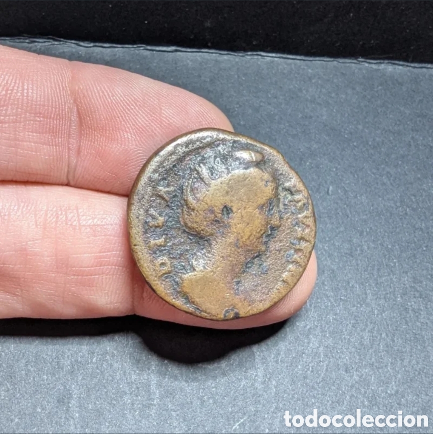 Monedas Imperio romano: As Faustina I La Mayor 141 d.C. Roma &rdquo;Aeternitas&rdquo;