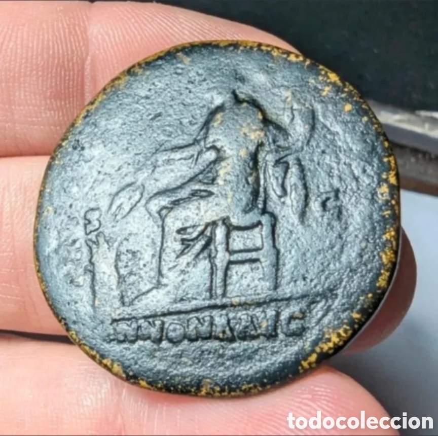 Monedas Imperio romano: Sestercio Antonino P&iacute;o 149-150 d.C. - Foto 2
