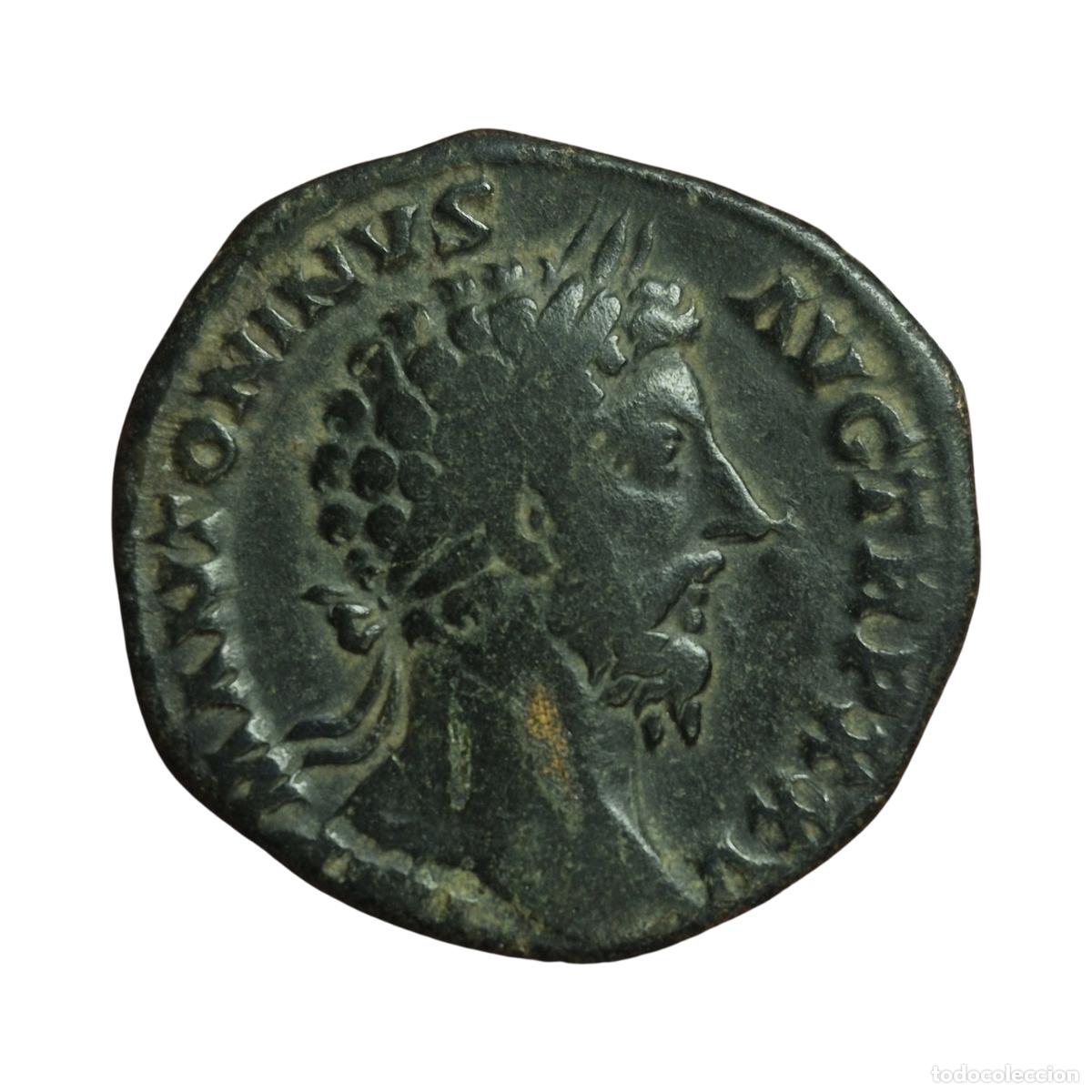 Monedas Imperio romano: NT/ SESTERCIO MARCO AURELIO REV. VOTA (A1485)