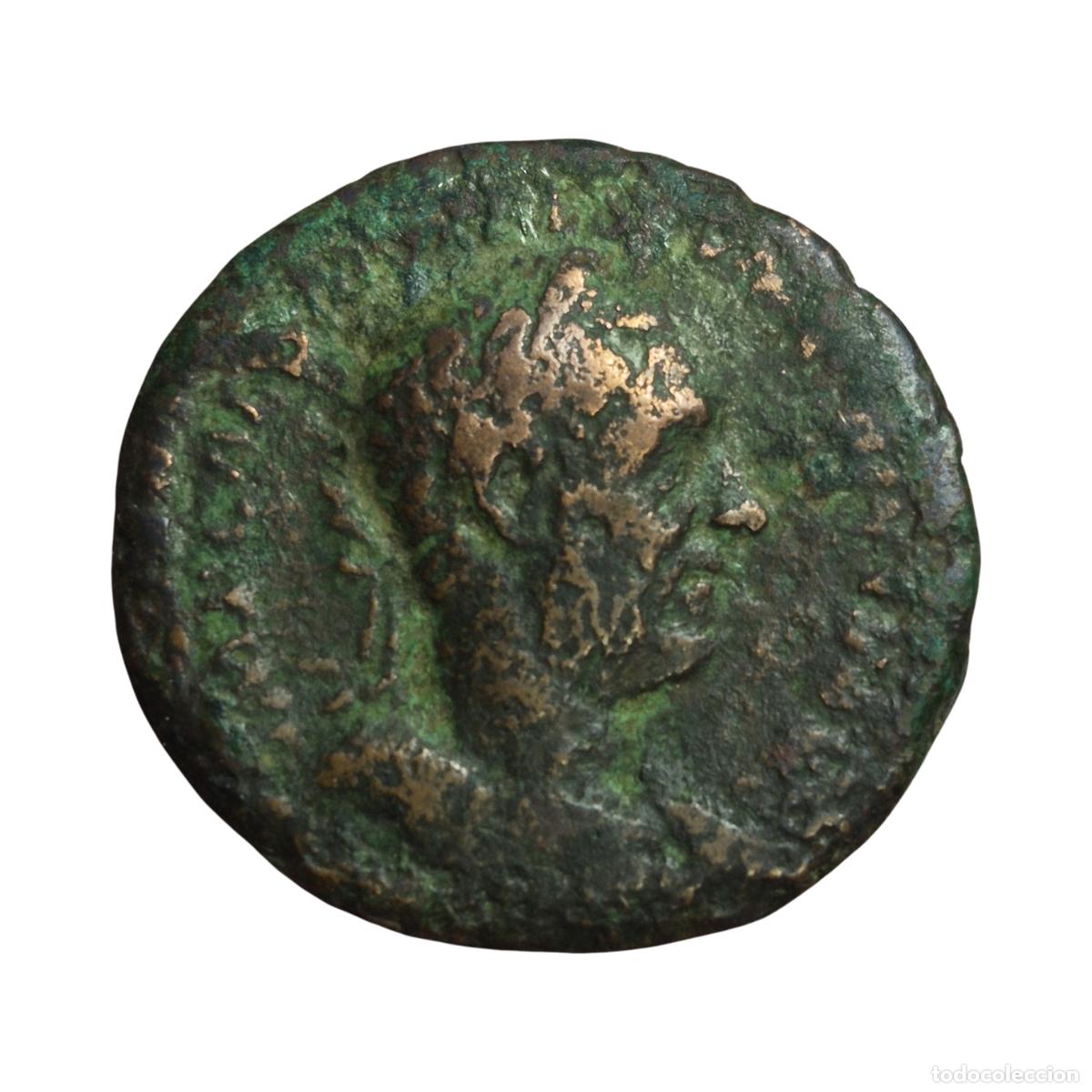 Monedas Imperio romano: NT/ AS MACRINO REV. JUPITER RARO (A1486)