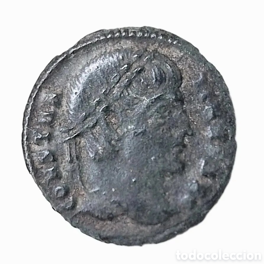 Monedas Imperio romano: Imperio Romano. Follis. Constanino I El Grande. SMK B. Kyzikos (C&iacute;cio, Turquia)
