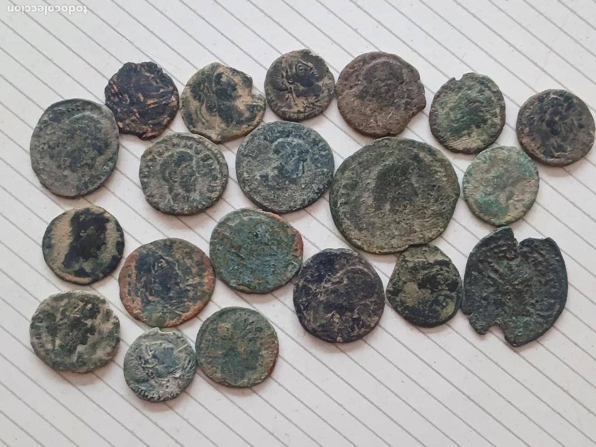 Monedas Imperio romano: 20 monedas romanas antiguas