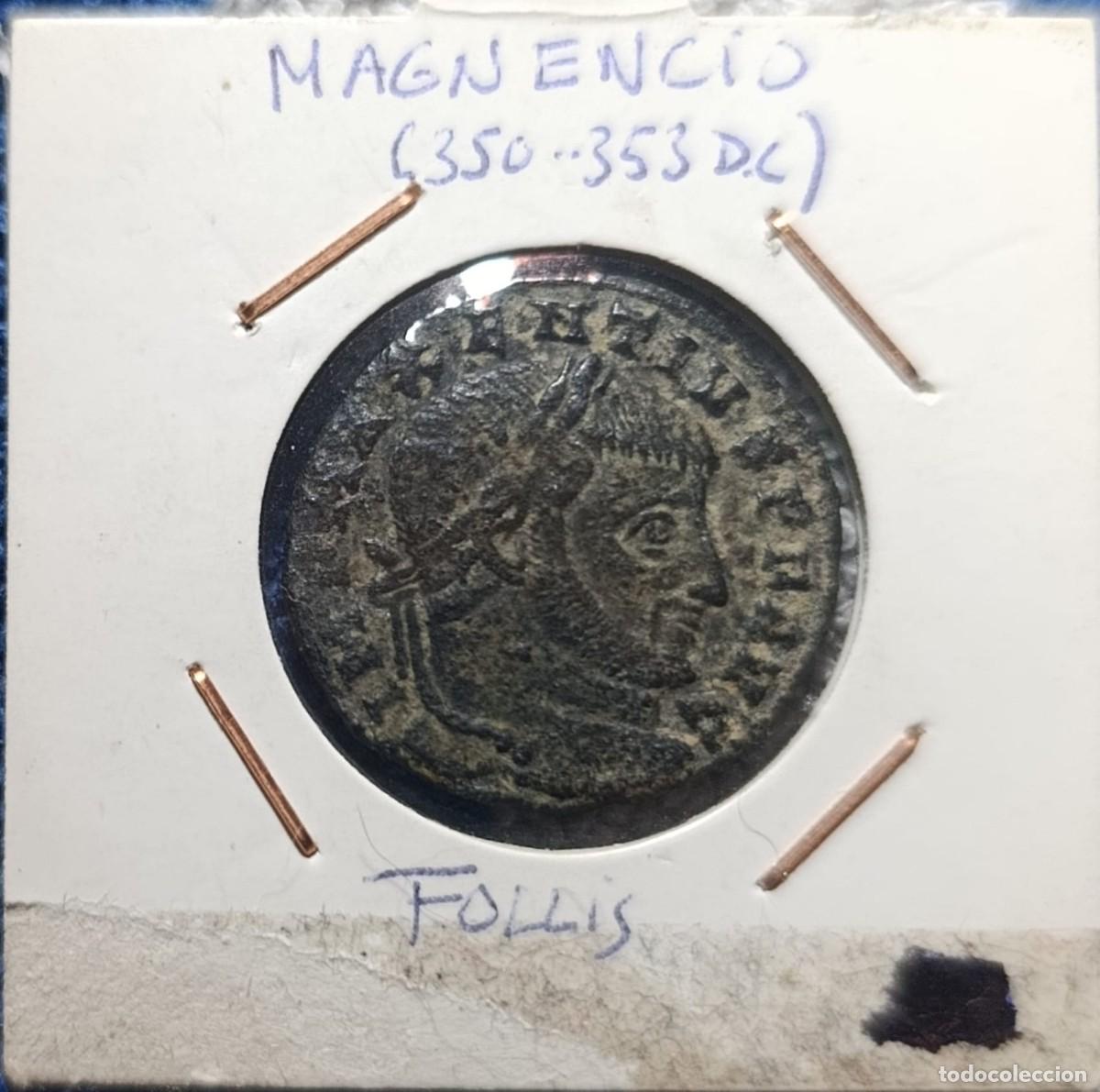 Monedas Imperio romano: ROMANA Follis MAJENCIO (306-312 d.C)