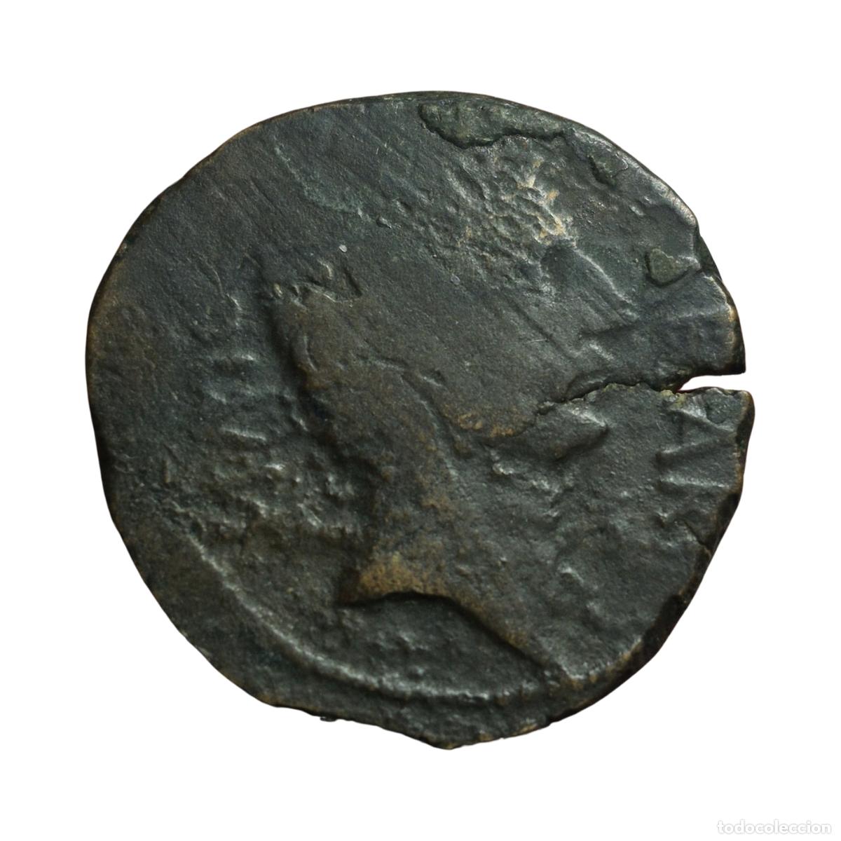 Monedas Imperio romano: NT/ DUPONDIO OCTAVIO AUGUSTO Y JULIO CESAR (A1794)