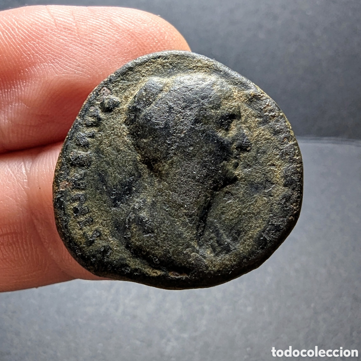 Monedas Imperio romano: As Faustina II La Menor 145-161 d.C. &rdquo;mo&ntilde;o raro&rdquo;