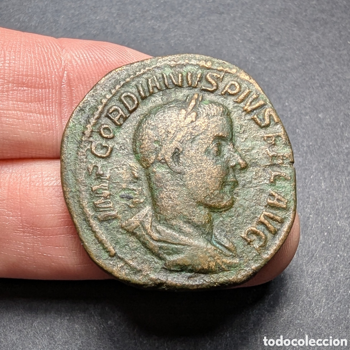 Monete Impero Romano: Sestercio Gordiano III 243-244 d.C.