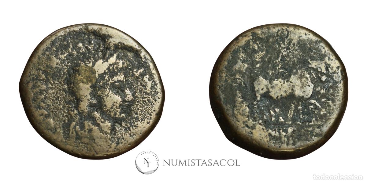 Monedas Imperio romano: NT/ AS AUGUSTO EMERITA YUNTA (A1801) - Foto 3