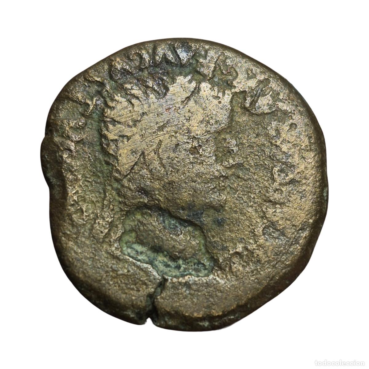 Monedas Imperio romano: NT/ AS TIBERIA CLUNIA DOBLE RESELLO (A1802)