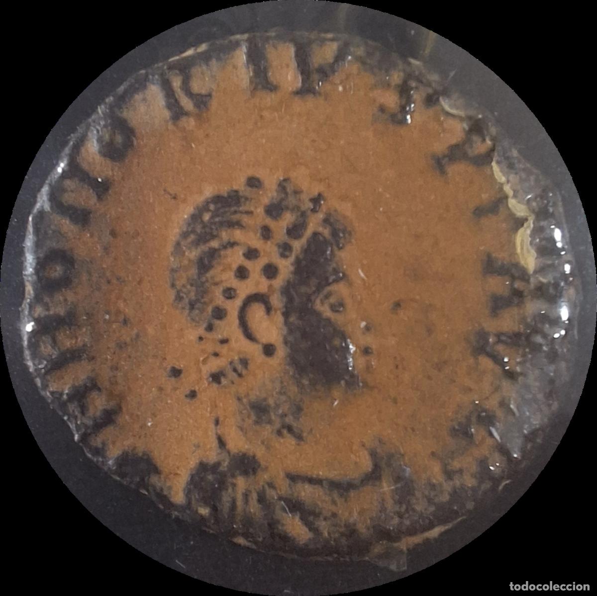 Moedas Imp&eacute;rio Romano: Roma. Honorio. 395-423. Follis.